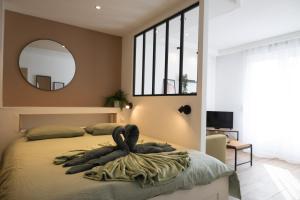 Appartements Troyes - Aux pieds du cube : photos des chambres