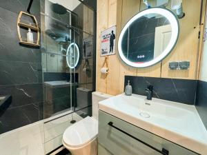 Appartements Romantic Room - Studio Jardin - Proche Disneyland Paris : photos des chambres