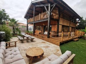 Maisons de vacances Maison bois, entre ville et lac : photos des chambres