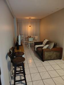 Flat charmoso vista mar