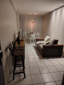 Flat charmoso vista mar