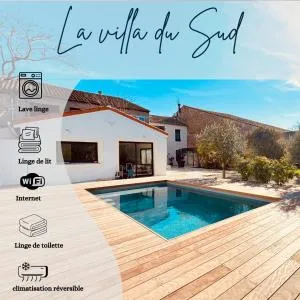 À 1min d'une base nautique Maison spacieuse avec piscine - Puicheric