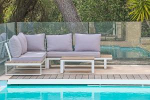Villas L Oasis Moderne piscine vue mer : photos des chambres