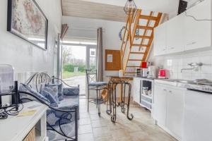Appartement cosy à Sainte-Marie-du-Mont avec jardin 25m²