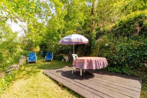 Maisons de vacances Maisonnette dans un ecrin de pierre et de verdure : photos des chambres