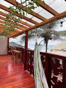 Beach house with pool, 18 pers price per night - Canoa