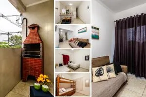 Casa em Condomínio com Sacada, Churrasqueira, Wi Fi 250Mb e Estacionamento Grátis - Santa Maria