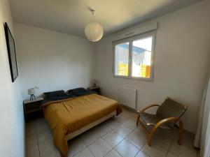 Maisons de vacances Maison plain pied a 10 mn de la plage en campagne : photos des chambres