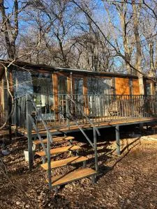 Nina's winery forest house in Kiketi - Tʼetʼri Tsqaro