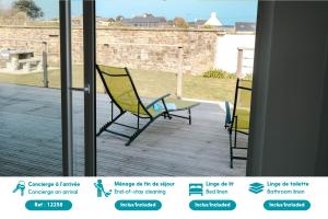 500m de la mer, maison moderne avec jardin pour 4