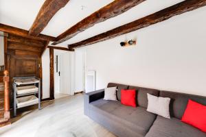 Maisons de vacances Maison moderne, en pierre avec terrasse pour 6 : photos des chambres