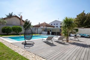 Villas Villa LEONIE piscine clim 5 chambres 1 dortoir 15 PERSONNES : photos des chambres