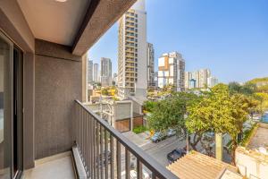 Easy Star - Charmoso studio com cama Queen no Brooklin - NH01I