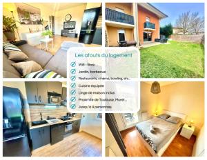 Appartements  Le Jardin des Glycines  Terrasse - BBQ - Wifi : photos des chambres