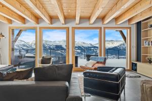 Chalet Ibex, à côté de la piste de Veysonnaz