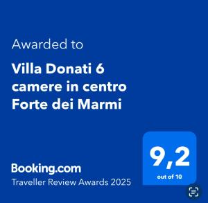 Villa Donati 6 camere in centro Forte dei Marmi