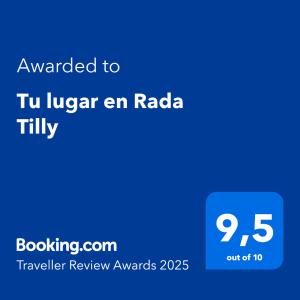 Tu lugar en Rada Tilly