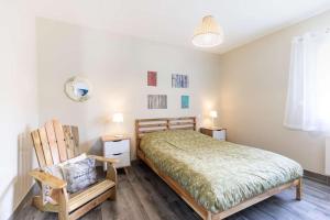 Maisons de vacances Villa Pointe Blanche 4 etoiles : photos des chambres