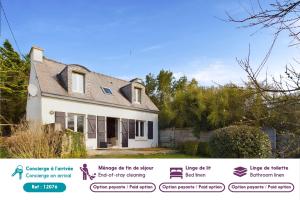 Maisons de vacances Charmante maison avec jardin pour 4, Penmarch : photos des chambres