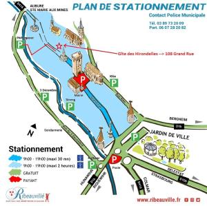 Appartements Gite Les Hirondelles 6 pers Ribeauville : photos des chambres