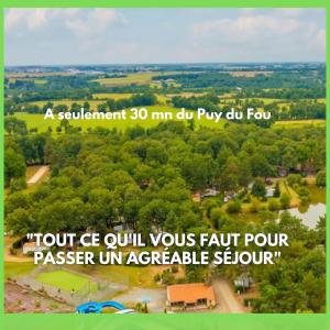 Appartements Mobil Home climatise, 2 ch, 5 pers, Wifi 30 mn du grand parc d-attraction Puy duFou : photos des chambres