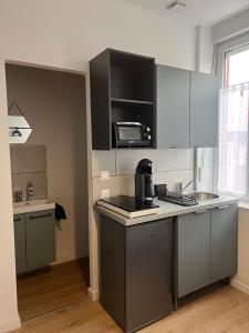 Studio cosy industriel