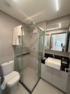 BREEZE - Lindo Flat pé na areia no Jd Oceania