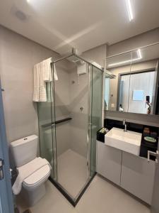 BREEZE - Lindo Flat pé na areia no Jd Oceania