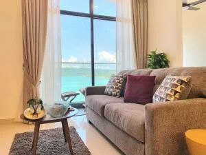 Sea Park LeSu 8 The Shore KK I 1 plus 1 Room 2-5 Pax 홈스테이 - 哥打京那巴鲁