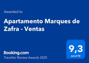 Apartamento Marques de Zafra - Ventas