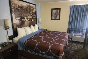 King Room with Tub and Grab Bars - Mobility/Hearing Accessible - Non-Smoking room in Americas Best Value Inn-Galesburg