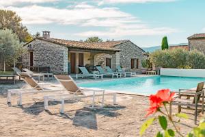 Maisons de vacances Maison de charme avec piscine a Gordes : photos des chambres