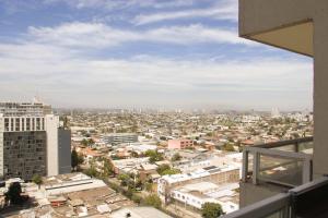 HOM I Estudio con Terraza vista a la ciudad-Santiago