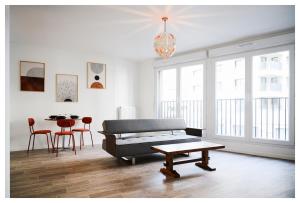 Appartements Cozy 2 pieces a 2 min du metro et 10 min de Paris : photos des chambres