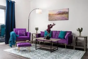 Purple Rain Spacious 2BR 2BA 2 King Beds Gym WFH - 莱巴嫩