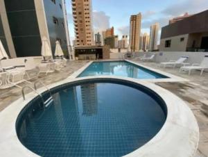 17 andar com vista mar, 650 metros da Praia