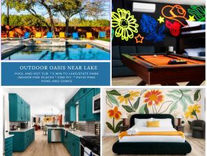 Heart of Lake Travis-Hot Tub&Pool-Black Light Room