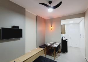 Moderno kitnet frente mar - Ponta da Praia, Santos