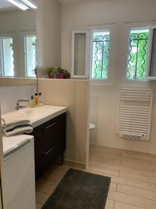 Villa with large spacious apartment, Privatized with big garden and swimming pool