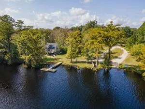 Waterfront Treehouse on the Cape Fear with Dock - Harrells