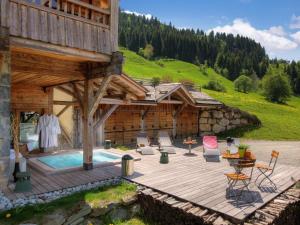 Chalets Chalet 5* - Capacite 15 pers., Spa, Hammam, Sauna - FR-1-304-304 : photos des chambres