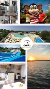 Maisons de vacances Bungalow Confort Gastes Jacuzzi : photos des chambres