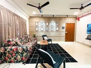 Skyline Large modern 3BHK APT with balcony - Chinchiwad