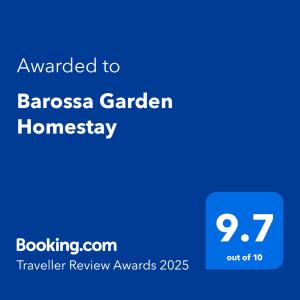 Barossa Garden Homestay