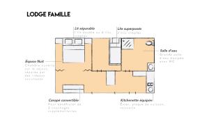 Hotels Volvic Organic Resort : Chalet 2 Chambres