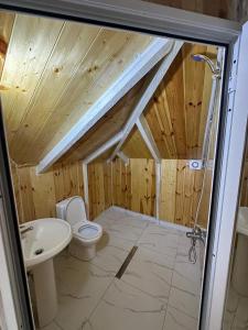 Meti guest house wooden room