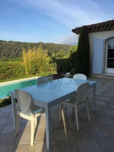 Villas Bastide familiale cadre idyllique vue St Paul de Vence : Villa avec Piscine Privée