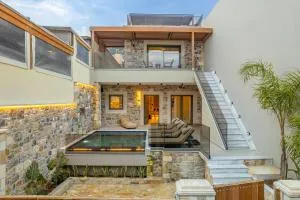 Villa Nicole - Private Pool & Rooftop Jacuzzi - Koutouloufari