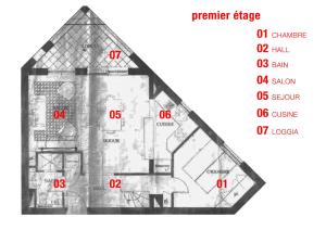 Appartements 3 Bdr Apt - Clos Sainte Anne : photos des chambres