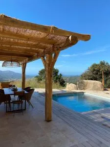 Beautiful Stone House With Sea View In Corsica - Sari-dʼOrcino